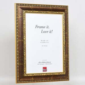 Cornice effetto barocco profilo 31 marrone 60x80 cm vetro acrilico