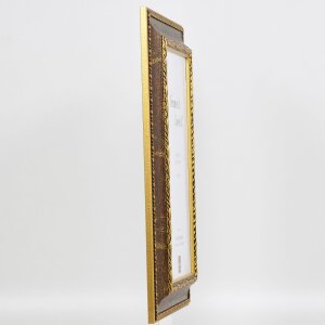 Cornice effetto barocco profilo 31 marrone 60x80 cm vetro acrilico
