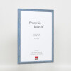 Telaio effetto legno profilo 32 grigio-blu 10x15 cm vetro acrilico