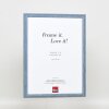 Telaio effetto legno profilo 32 grigio-blu 15x20 cm vetro acrilico