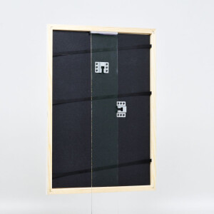 Telaio effetto legno profilo 32 bianco 20x25 cm vetro acrilico