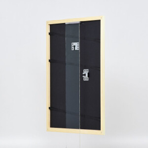 Telaio effetto legno profilo 32 verde 23x70 cm vetro acrilico