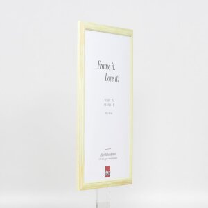 Telaio effetto legno profilo 32 verde 23x70 cm vetro acrilico