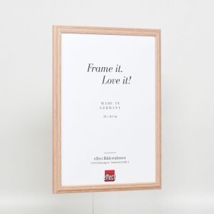 Telaio in legno effetto profilo 32 marrone chiaro 25x60 cm vetro acrilico