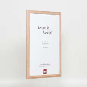Telaio in legno effetto profilo 32 marrone chiaro 25x60 cm vetro acrilico