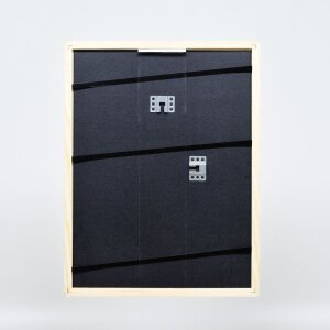 Telaio effetto legno profilo 32 bianco 28x35 cm vetro acrilico