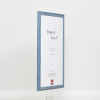 Telaio effetto legno profilo 32 grigio-blu 28x35 cm vetro acrilico
