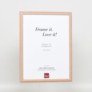 Telaio in legno effetto profilo 32 marrone chiaro 29,7x42 cm vetro acrilico