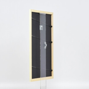 Telaio effetto legno profilo 32 verde 50x60 cm vetro acrilico