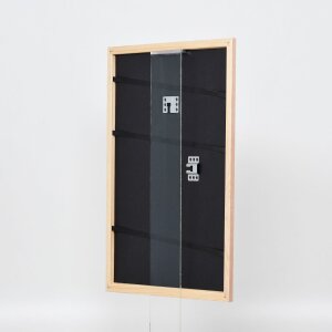 Telaio in legno effetto profilo 32 marrone chiaro 50x60 cm vetro acrilico