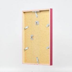 Telaio effetto legno profilo 35 rosso 23x70 cm vetro acrilico