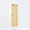 Telaio effetto legno profilo 35 bianco 25x70 cm vetro acrilico