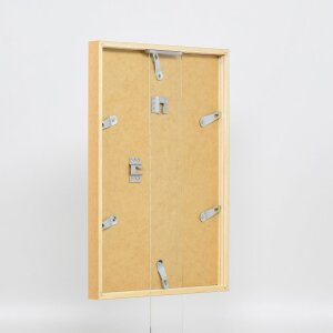 Telaio effetto legno profilo 35 rovere 30x45 cm vetro acrilico