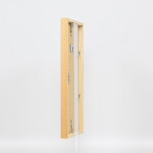 Telaio effetto legno profilo 35 rovere 30x45 cm vetro acrilico