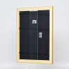 Effetto cornice barocca in legno profilo 37 oro antico 18x27 cm vetro acrilico