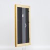 Effetto cornice barocca in legno profilo 37 oro antico 18x27 cm vetro acrilico