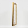 Effetto cornice barocca in legno profilo 37 oro antico 18x27 cm vetro acrilico