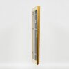 Effetto cornice barocca in legno profilo 37 oro antico 18x27 cm vetro acrilico