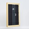 Effetto cornice barocca in legno profilo 37 oro antico 23x70 cm vetro acrilico