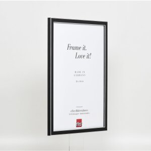 Effetto cornice in legno massiccio Profilo 39 nero 30x30 cm Vetro acrilico