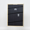 Effetto cornice in legno massiccio Profilo 39 nero 30x30 cm Vetro acrilico