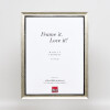 Cornice per foto in legno Effect Profil 40 Argento 10,5x14,8 cm con vetro acrilico
