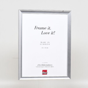 Cornice per foto in legno Effect Profil 41 Argento 18x24 cm Fronte in acrilico