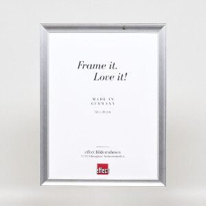 Cornice per foto in legno Effect Profilo 41 Argento 21x28 cm con vetro acrilico
