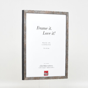 Cornice per foto Effect in legno con profilo 42 Anthrazit 10x15 cm