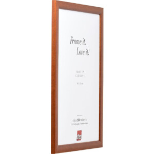 Cornice per foto in legno Effect Profil 43 Marrone 20x20 cm Vetro artistico