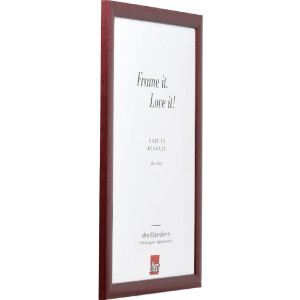 Cornice per foto in legno Effect Profilo 43 Rosso 21x29,7 cm Vetro artificiale