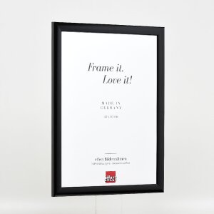 Cornice per foto in legno Effect Profil 43 Nero Lucido 25x50 cm