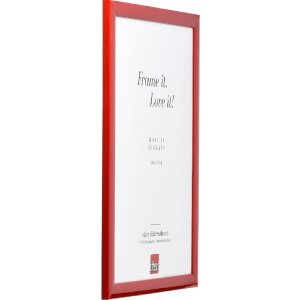 Cornice per foto in legno Effect Profilo 43 Rosso Lucido 40x50 cm