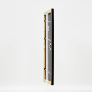 Cornice per foto in legno Effect Profilo 43 Nero lucido 30,5x91,5 cm