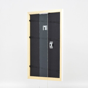 Cornice per foto in legno effect Profil 43 bianco lucido 30,5x91,5 cm