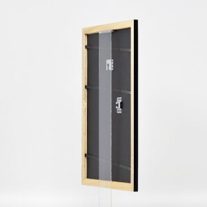 Cornice per foto in legno Effect Profilo 43 Nero Lucido 61x91,5 cm con vetro artificiale