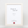 Cornice in legno effetto profilo 52 bianco 20x28 cm Art Glass