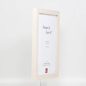 Cornice in legno effetto profilo 52 bianco 45x80 cm Art Glass