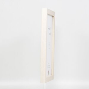 Cornice in legno effetto profilo 52 bianco 45x80 cm Art Glass