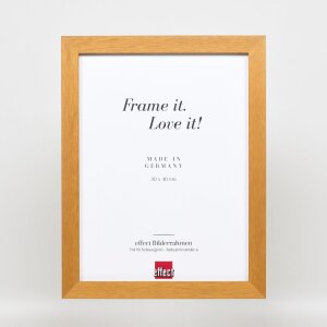 Cornice in legno effetto profilo 52 color rovere 50x60 cm Art Glass