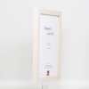 Cornice in legno effetto profilo 52 bianco 62x93 cm Art Glass