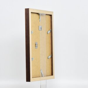 Cornice in legno ad effetto Profilo 52 marrone scuro 30,5x91,5 cm vetro artistico