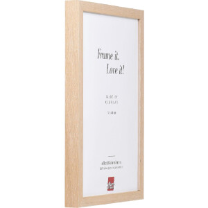 Cornice in legno effect Profilo 54 Kalkeiche 20x28 cm con vetro artificiale