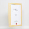 Cornice in legno effetto profilo 55 natura 18x27 cm Art Glass