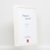 Cornice in legno effetto profilo 55 bianco 25x35 cm Art Glass