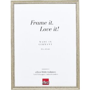 effect Bilderrahmen Holz Profil 66 antiksilber 35x50 cm...