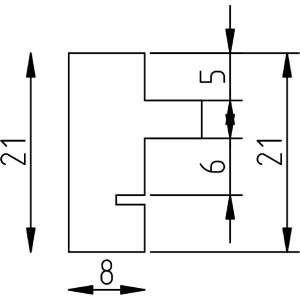 Cornice per foto in legno Effect Profilo 69 Oro 30x30 cm Vetro artistico