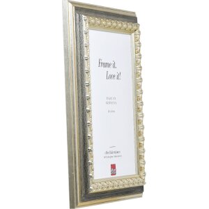 Cornice per foto in legno Effect Profil 80 Argento 42x59,4 cm Acrilico