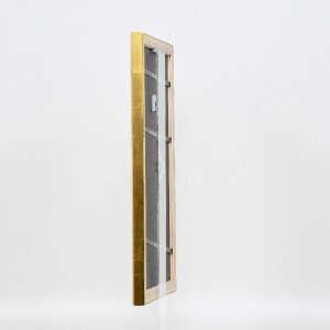 Cornice effetto legno Profilo 85 Oro 23x70 cm vetro acrilico