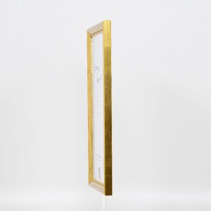 Cornice effetto legno Profilo 85 Oro 23x70 cm vetro acrilico